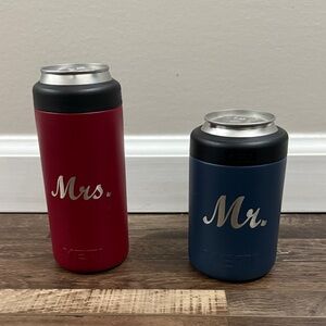Yeti Mrs. Red & Mr. Blue Insulated Can Holders